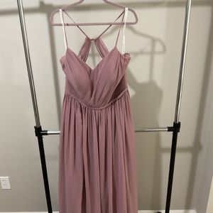 Azazie Cora Vintage Mauve Size 18 Bridesmaid Dress